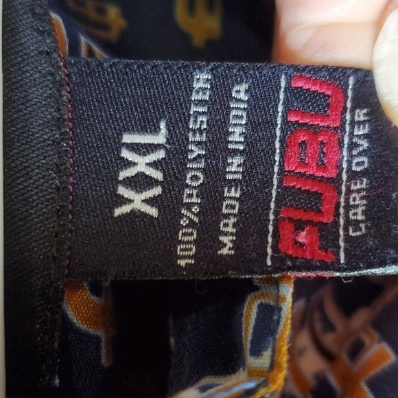 Vintage FUBU SS button down blue with logo. Size XXL - Picture 4 of 11
